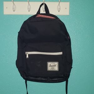 A black backpack